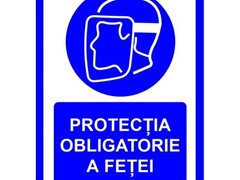 placuta pentru protectia obligatorie a fetei